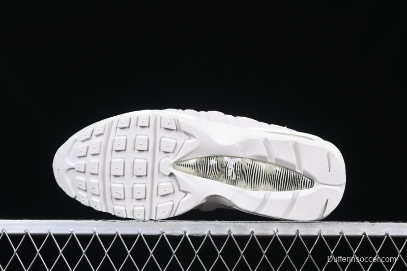 Nike Air Max 95 Retro Running Shoes with Air Cushion - CU8406-100