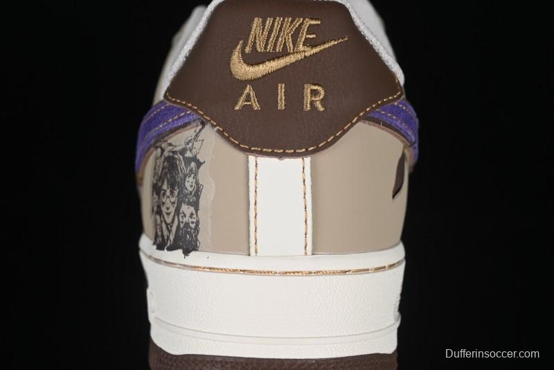 Nike Air Force 1 '07 Low "Harry Potter" Casual Sneakers with Comic Series Design - LJ2288-111