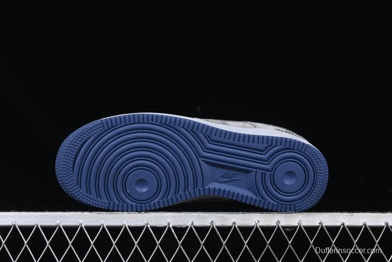 Nike Air Force 1 '07 Low UN Collaboration - Shadow Grey Pigskin Sneakers DF0188-018