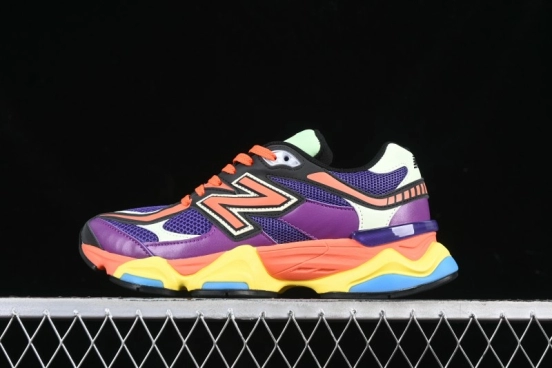 New Balance 9060 Retro Casual Running Sneakers with ABZORB Cushioning Technology - U9060NBX
