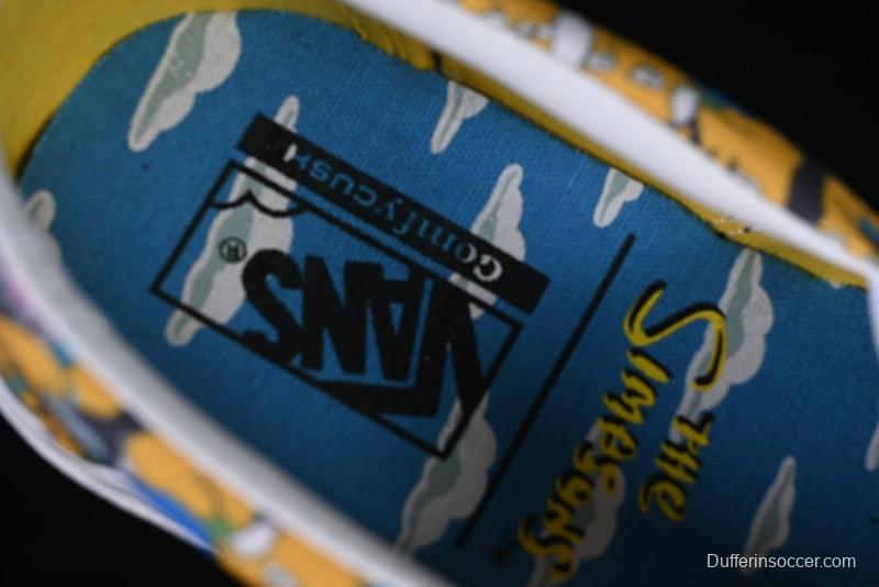 Vans Slip-on Pro Simpson Family All Over Print Low Top Skate Shoes - VN0A3WMD1TJ