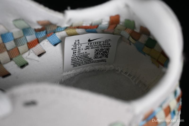 Nike Air Footscape Woven Asymmetrical Woven Slip-Resistant Abrasion-Resistant Low-Top Lifestyle Casual Shoes - FB1959-101