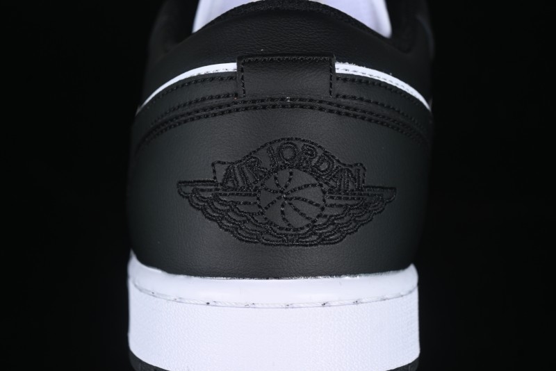 Nike Air Jordan 1 Low AJ1 Black White Panda Low Top Lifestyle Basketball Shoes - 553558-131