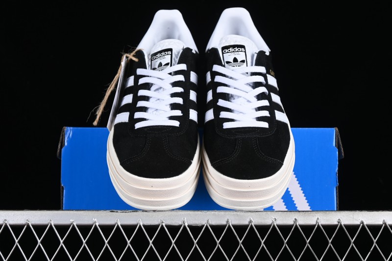 Adidas Originals Gazelle Bold HQ6912 Low-Top Sneakers with Thick Sole for Casual Wear, Non-Slip and Durable - HQ6912