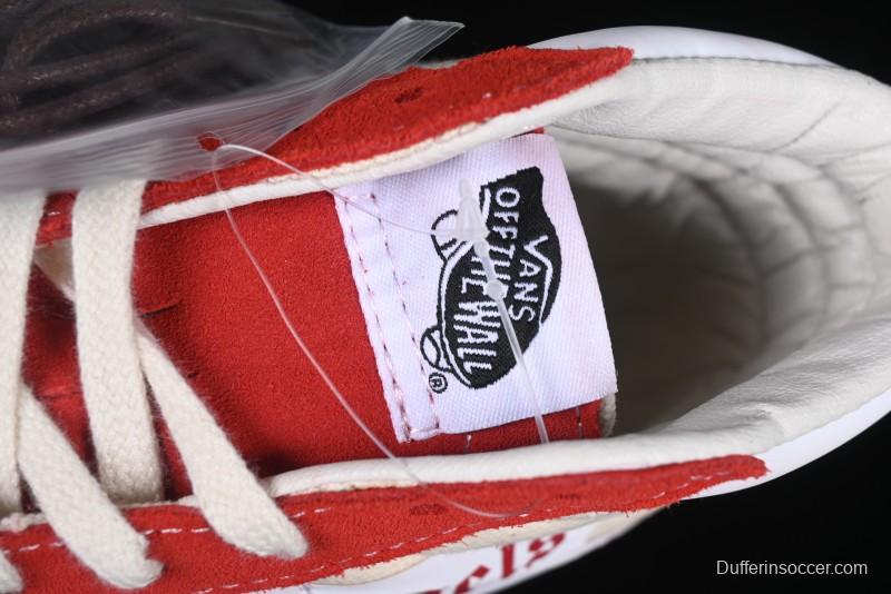 Palm Angels x Vans Sk8-Mid Mid-Top Casual Skate Shoes with Vintage-Inspired Design - VN000CRPGRN