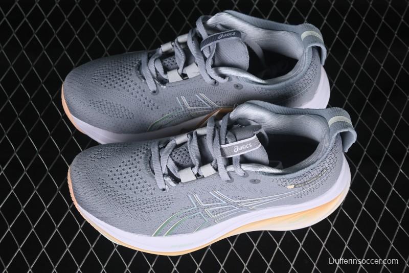 Asics Gel-Nimbus 26 Retro Breathable Casual Shoes Cushioned Men's Durable Running Shoes - 1012B601-020