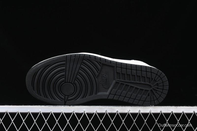 Nike Travis Scott x Fragment Design x Air Jordan 1 Low OG SP AJ1 Retro Sneakers in Summer Cicada Grey - XZ6898-001