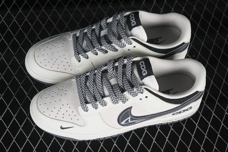 Nike SB Dunk Low CDG Collaboration Anniversary High-End Customized Low-Top Casual Sneakers - DJ2024-134