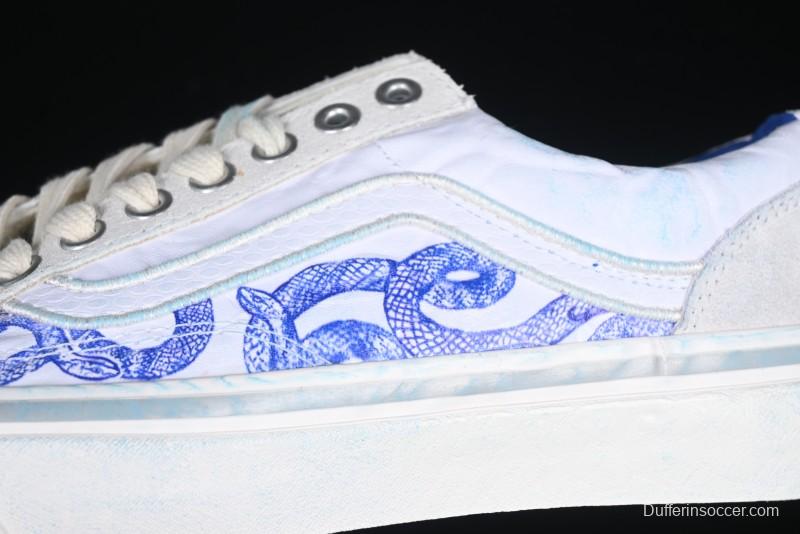 Vans Old Skool Year of the Snake Limited Edition Low-Top Casual Skate Shoes - VN000D57CDA