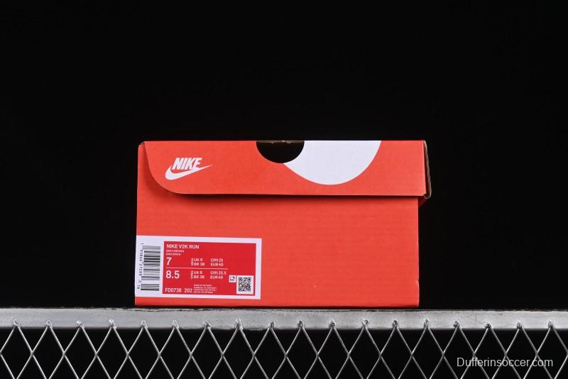 Nike Runtekk V2K Retro Low-Top Running Shoes with Cushlon Foam Midsole - FD0736-202