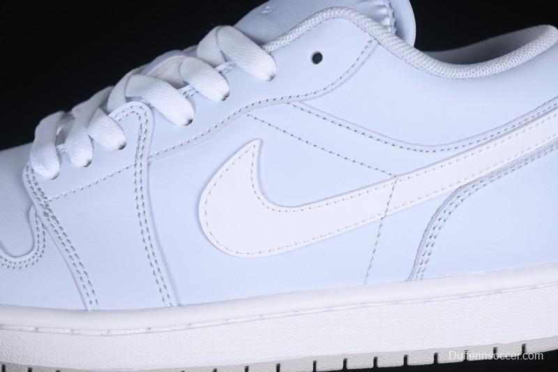 Nike Air Jordan 1 Low Casual Sneakers in Light Blue - FV8486-400