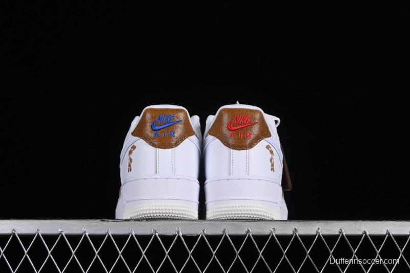Nike Air Force 1 '07 Low Casual Sneakers with Full-Length Air Cushion - HF5716-111
