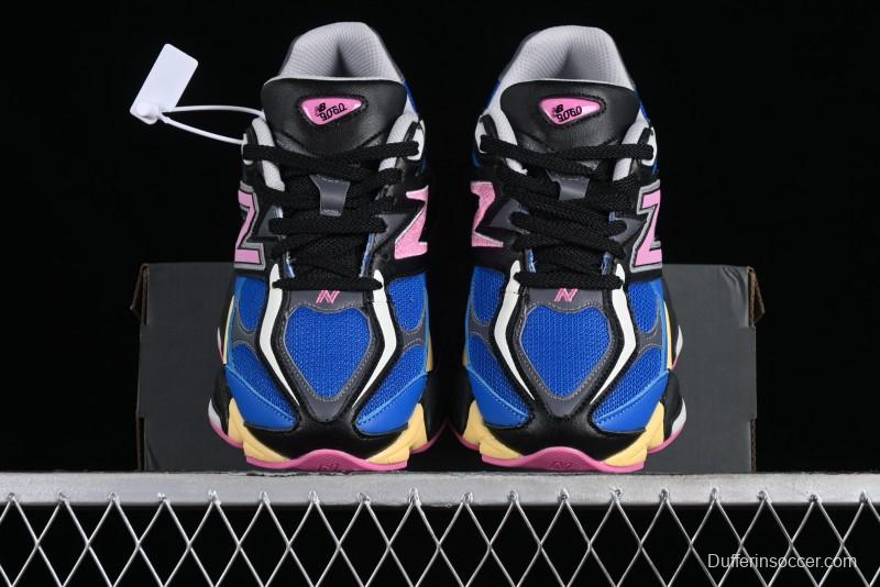 Joe Freshgoods x New Balance 9060 Retro Casual Running Sneakers with ABZORB Cushioning - U9060BPO