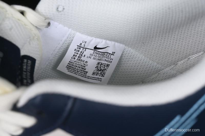 Nike Air Force 1 '07 Low Stussy Collaboration Green Embroidered Swoosh Custom Casual Sneakers - DM6688-021