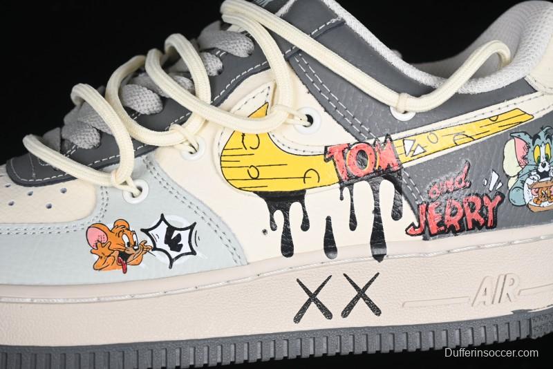 Nike Air Force 1 '07 Low Tom And Jerry Casual Sneakers - KS6896-555