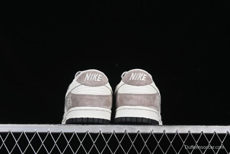 Nike SB Dunk Low The North Face Collaboration Anniversary High-End Custom Low-Top Casual Skate Shoes - DJ2024-063
