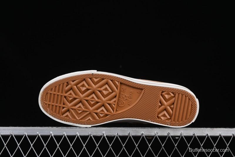 Converse All Star Platform Sneakers in Coffee Bean Milk Tea Color with OrthoLite Insole and Thick Sole for Height Boost - A11619C