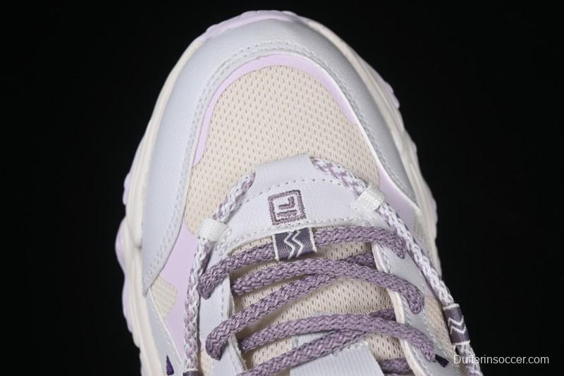 Fila Fusion Retro Mars Running Shoes with Lace-Up Design and Cushioned Sole - F12W432101FGO