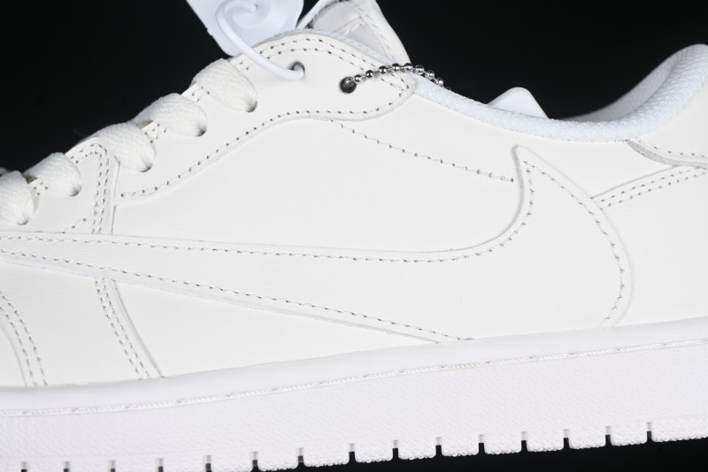 Nike Travis Scott x Air Jordan Low OG SP AJ1 Retro Sneakers in Pure White - TD1228-111