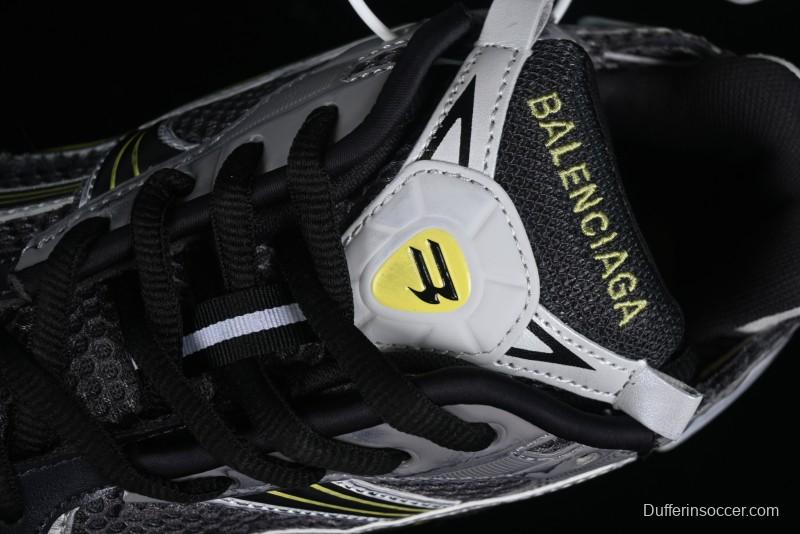 Balenciaga Runner Kith Four Color Retro Casual Sneakers - W3RMU1279