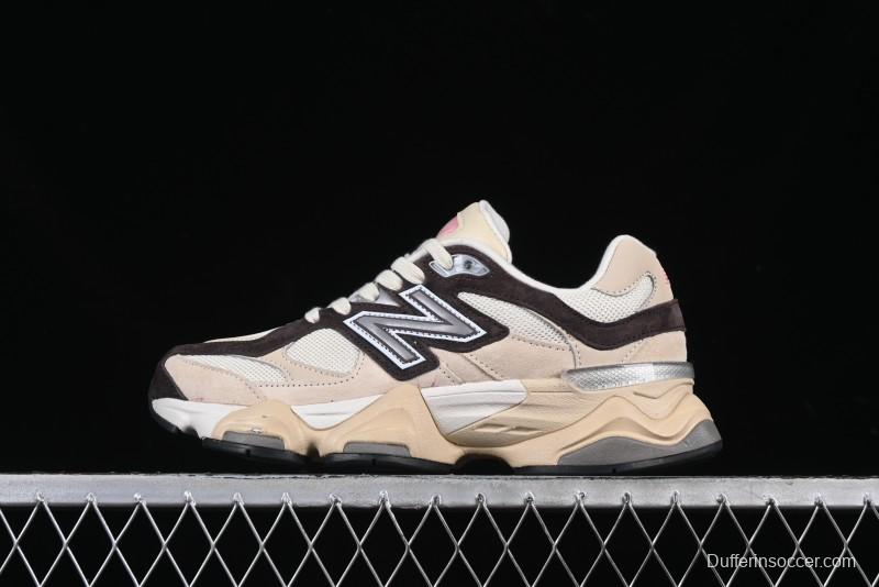 New Balance NB9060 Series Retro Casual Running Shoes with ABZORB Cushioning - U9060FLP