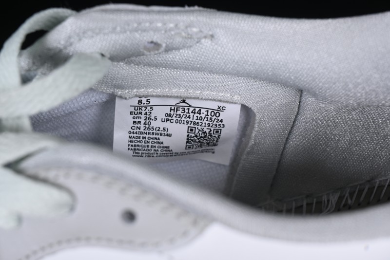Nike Air Jordan 1 Low OG CNY AJ1 Snake Year Limited Silver Snake Low-Top Retro Basketball Shoes - HF3144-100