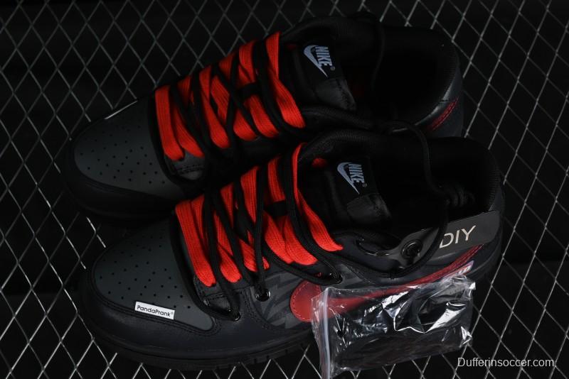 Nike Dunk Low Panda Prank Universe Exploration - Boundless Abyss Cool Black SB Strap Low Top Casual Skate Shoes - DV0831-002