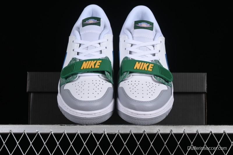 Nike Air Jordan Legacy AJ312 Low Triple Strap Sneakers with Premium Leather - CD9054-140