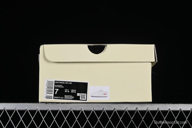 Nike SB Dunk Low Supreme Collaboration - Double Swoosh Anniversary Custom Low-Top Casual Skate Shoes - BB8675-104