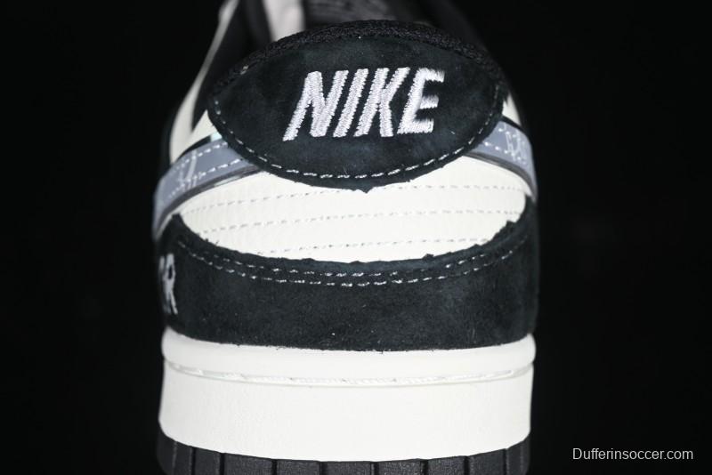 Nike SB Dunk Low Dior Collaboration Anniversary Edition Customized Low-Top Casual Sneakers - DJ2024-084