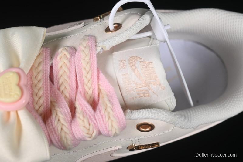 Nike Air Force 1 '07 Low Heart Bow Low-Top Casual Sneakers - FC1122-333