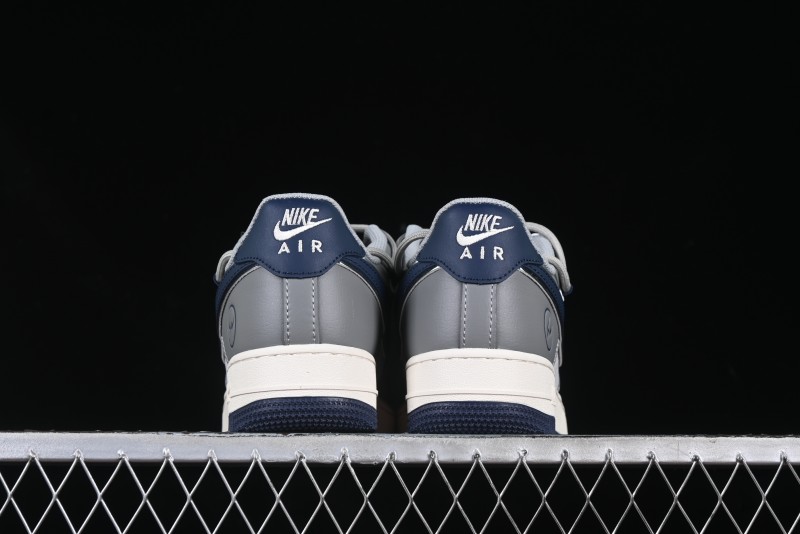 Nike Air Force 1 '07 Low Lightning Collaboration Cement Grey Drawstring Casual Sneakers - SJ1198-111