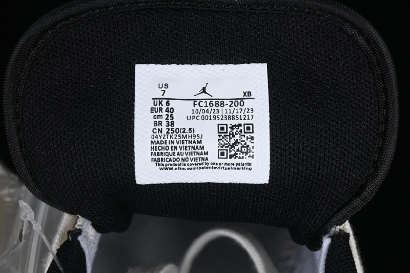 Nike Air Jordan 1 Low Retro Basketball Shoes - Stussy Grey Snake Custom - FC1688-200