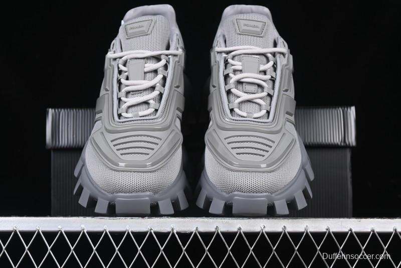 Prada Cloudbust Air Thunder Lifestyle Low-Top Sneakers with Anti-Slip and Wear-Resistant Design - 2EG293