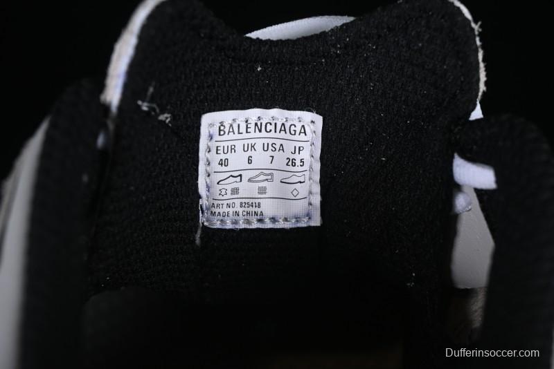 Balenciaga Monday Calf Leather Round Toe Lace-Up Low-Top Casual Shoes - WDWTS1971