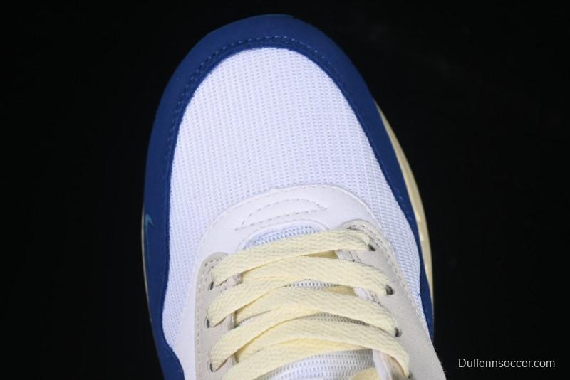 Nike Air Max 1 Retro Running Shoes with Half-Sole Air Cushion - FQ8048-133