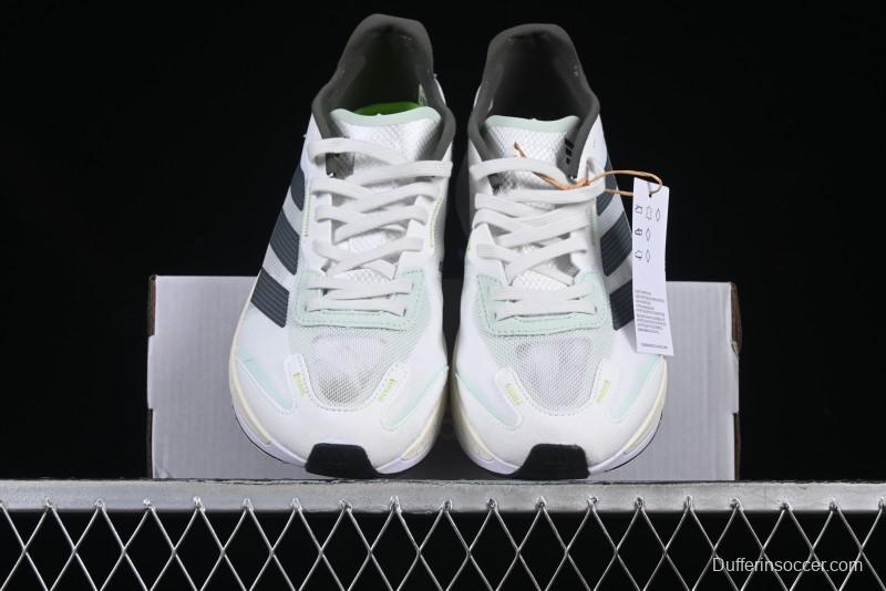 Adidas Lightstrike Pro Running Shoes - White/Black Neon Edition