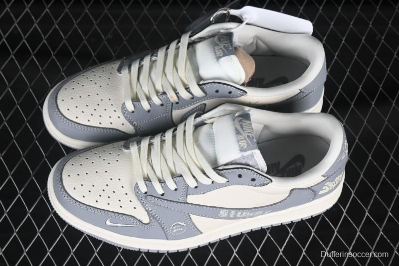 Nike Travis Scott x Fragment Design x Air Jordan 1 Low OG SP Sneakers - LD2025-001