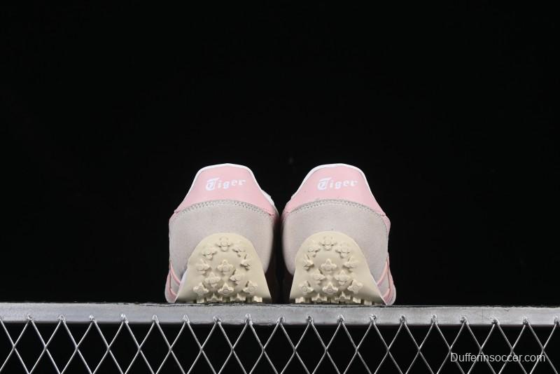 Asics Vintage-Style Sneakers - Soft Pink & Neutral Beige