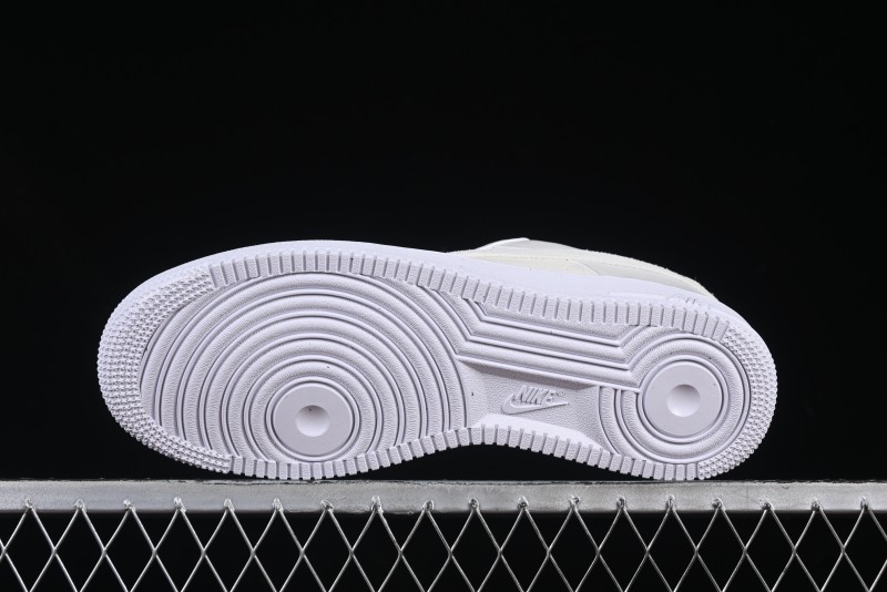 Nike Air Force 1 Low "Triple White Beige" Sneakers