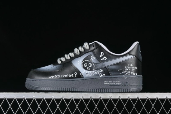Nike Air Force 1'07 Low Gradient Skeleton Casual Sneakers - YD2425-110
