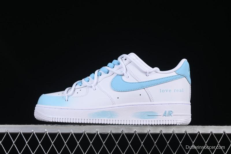 Nike Air Force 1'07 Low Ice Blue Mojito Casual Sneakers - CQ2288-801