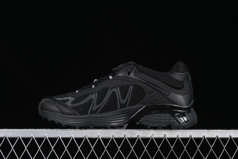 Salomon XT-Wings 2 All-Black Trail Running Sneakers - Sleek Performance and Style