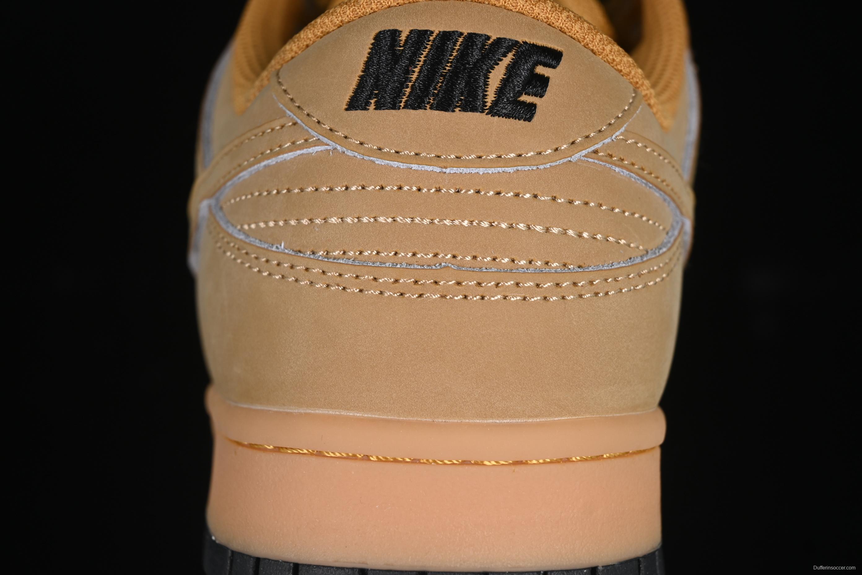 Nike SB Dunk Low Wheat Low-Top Casual Skate Shoes - HQ1932-700