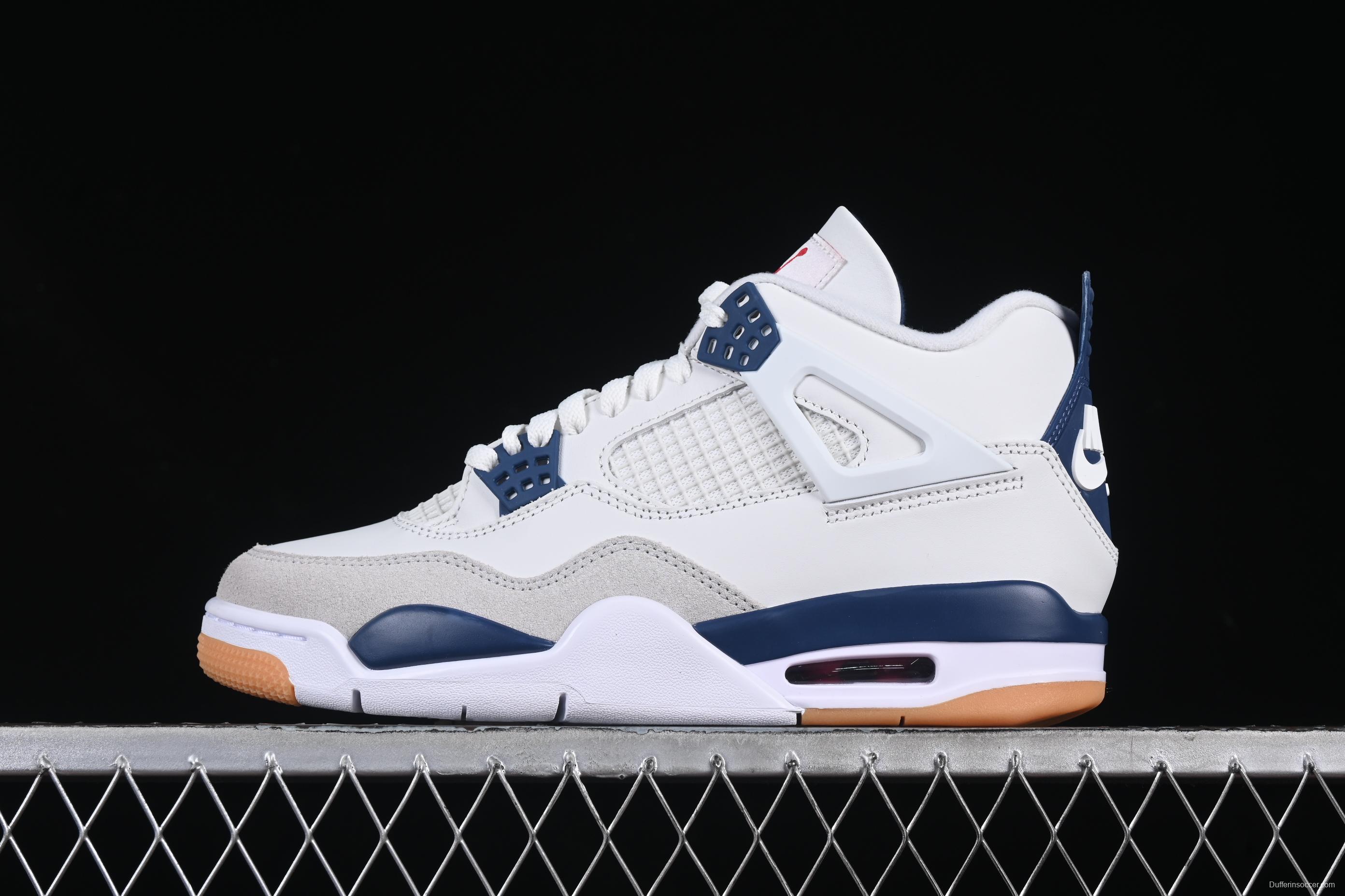 Nike Air Jordan 4 Retro SB x Navy Blue White - DR5415-100