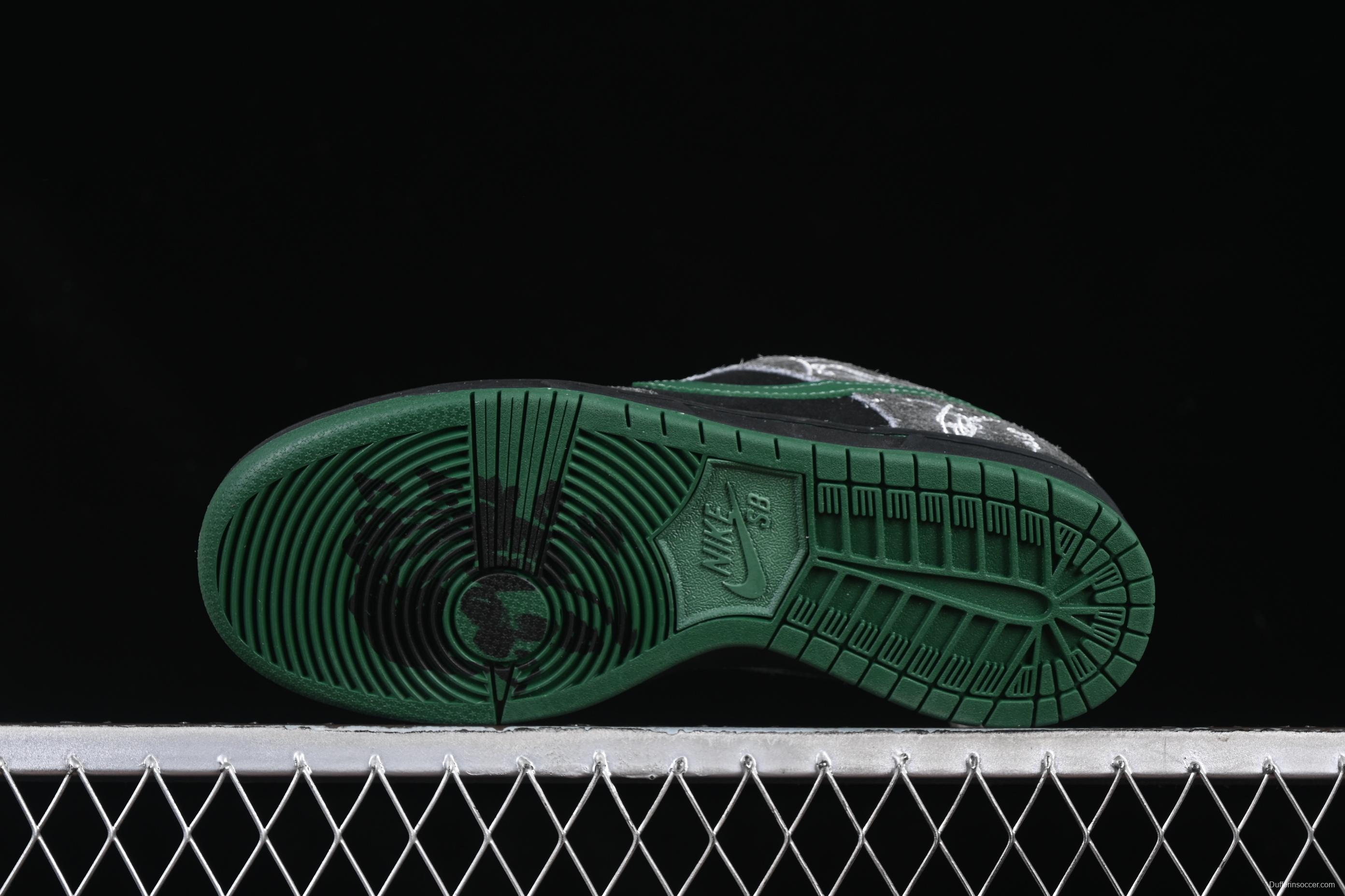 Nike There Skateboards x Nike SB Dunk Low Graffiti Art Style Collaboration SB Low-Top Casual Skate Shoes - HF7743-001