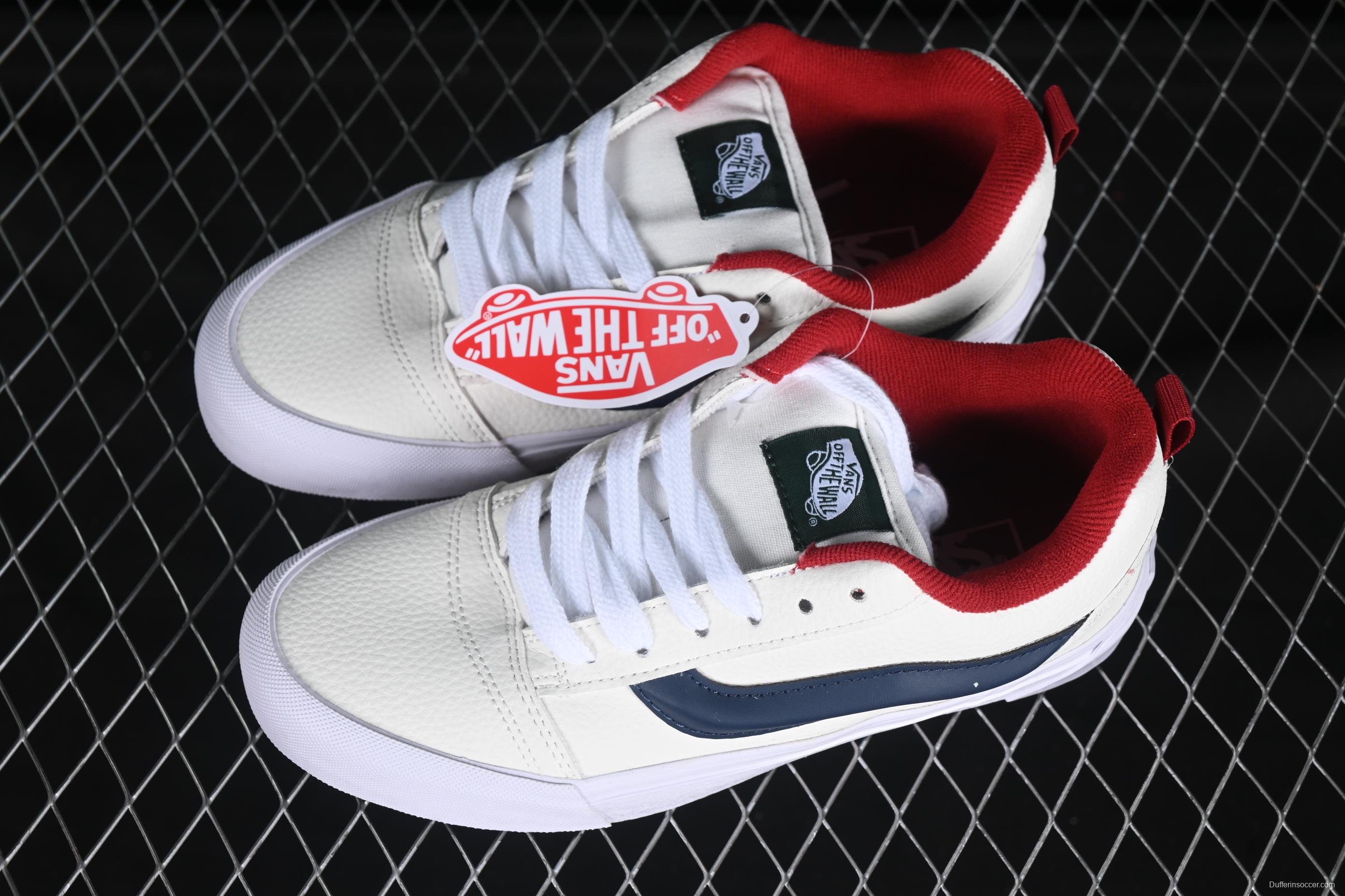 Vans Knu Skool Low Top Retro Chunky Sneakers with Oversized Logo - VN0009QC377