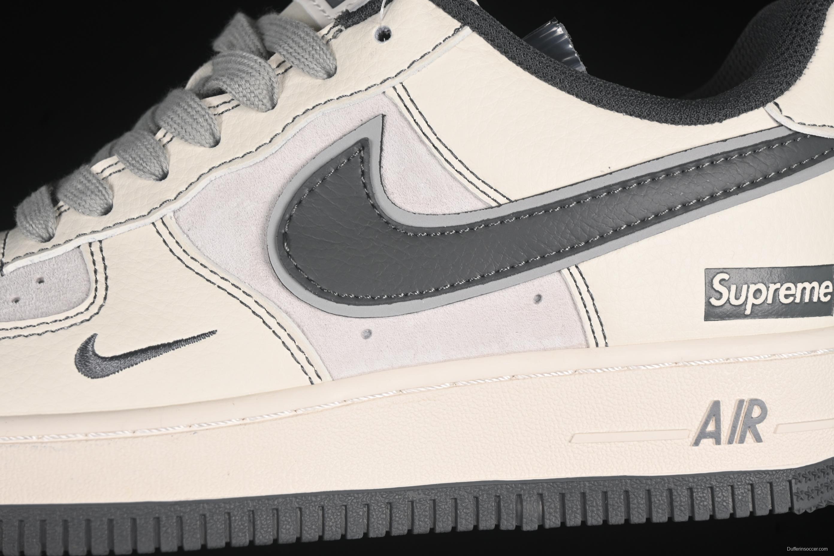 Nike Air Force 1 '07 Low Supreme Casual Sneakers with Full-Length Air Cushion - XZ6188-367