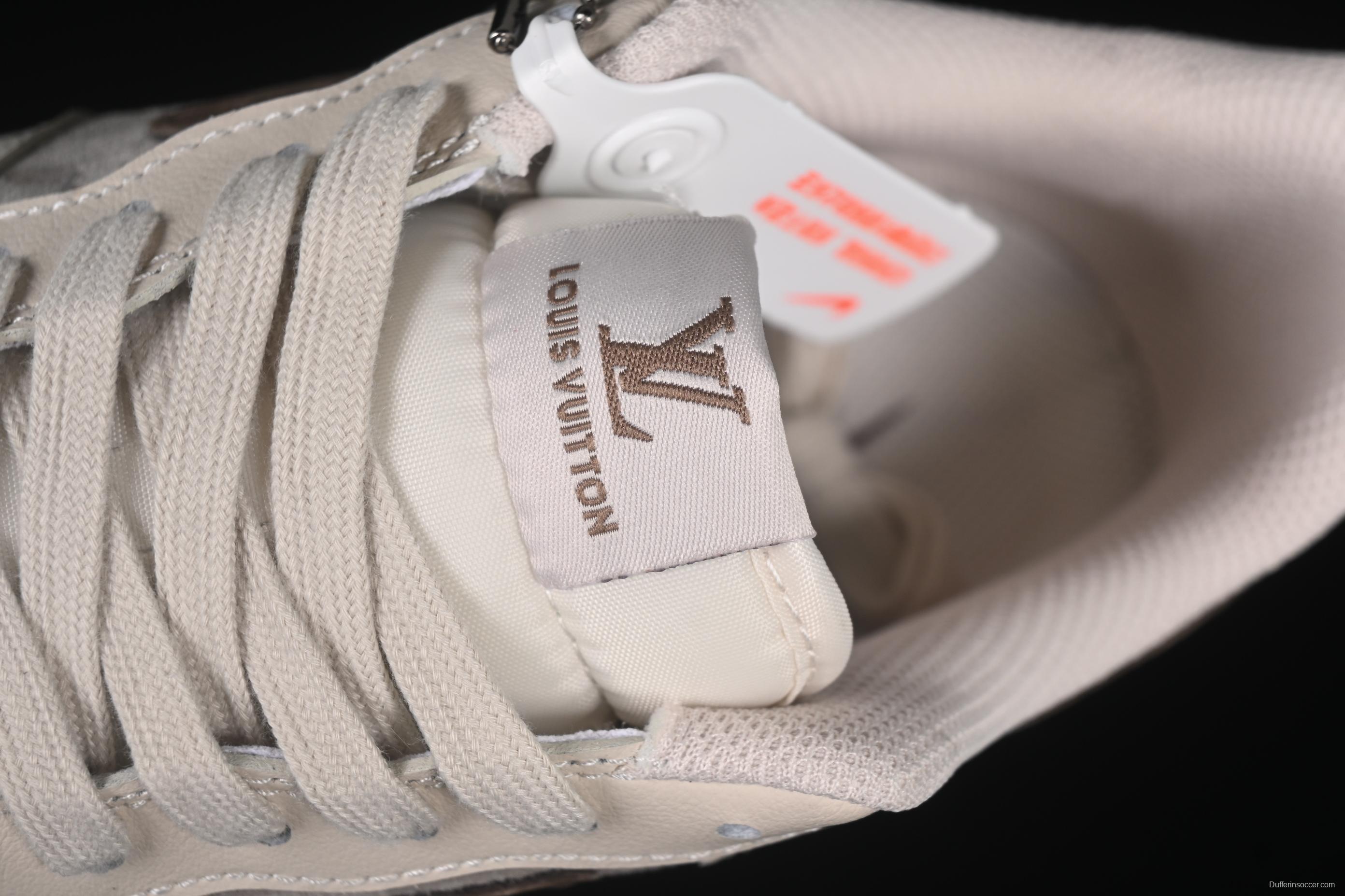 Nike Air Force 1'07 Low LV Collaboration Tan Brown Red Sole Casual Sneakers - XX3168-129