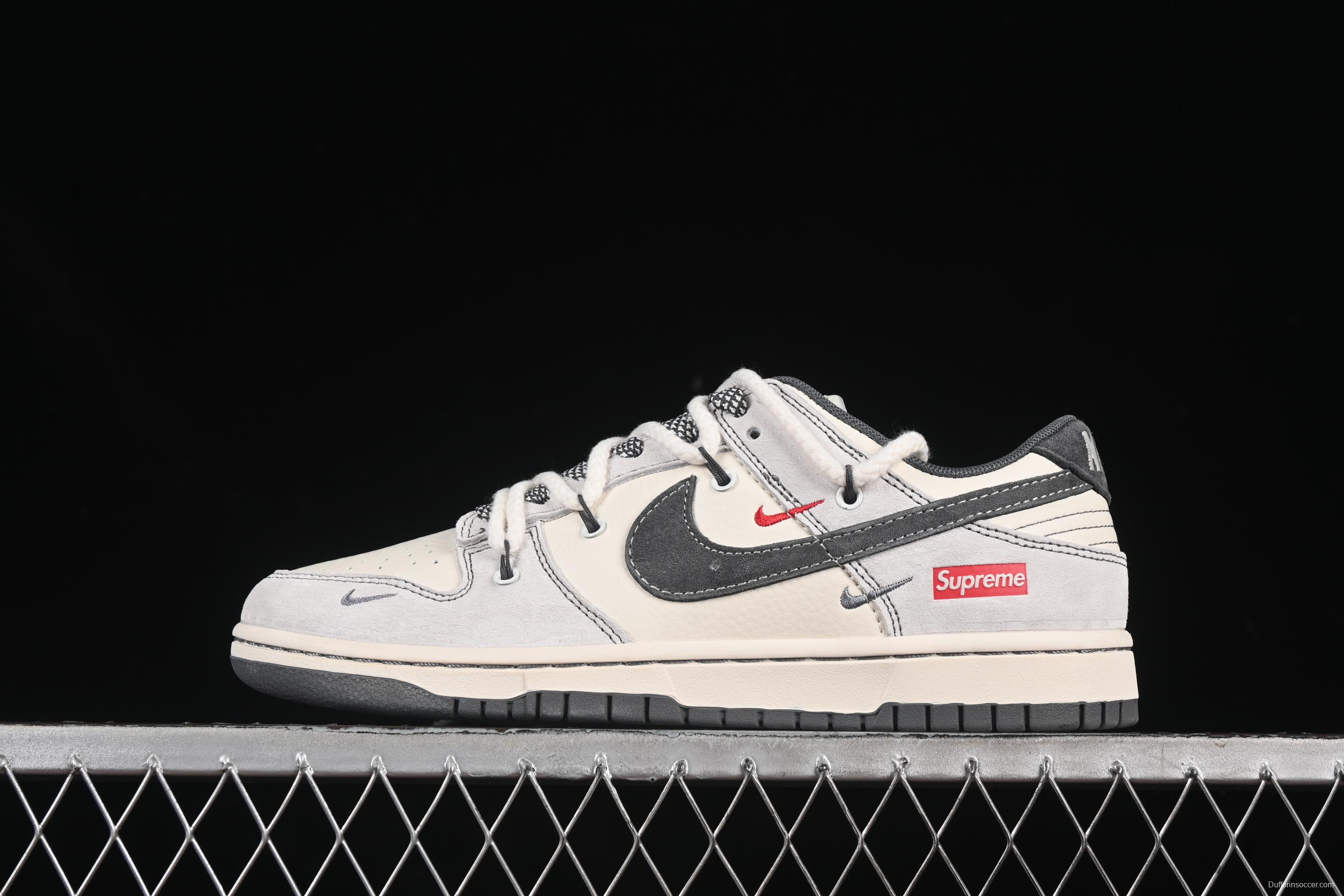 Nike SB Dunk Low Sup Series Strap Anniversary Custom Low-Top Casual Skate Shoes - YX5066-217
